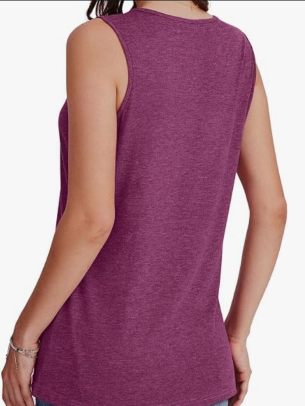 V Neck Tank Top - Picture 3 of 3